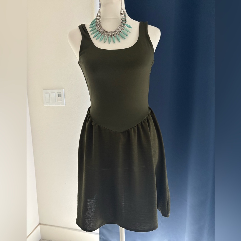 Heart Hips Olive High Low Dress